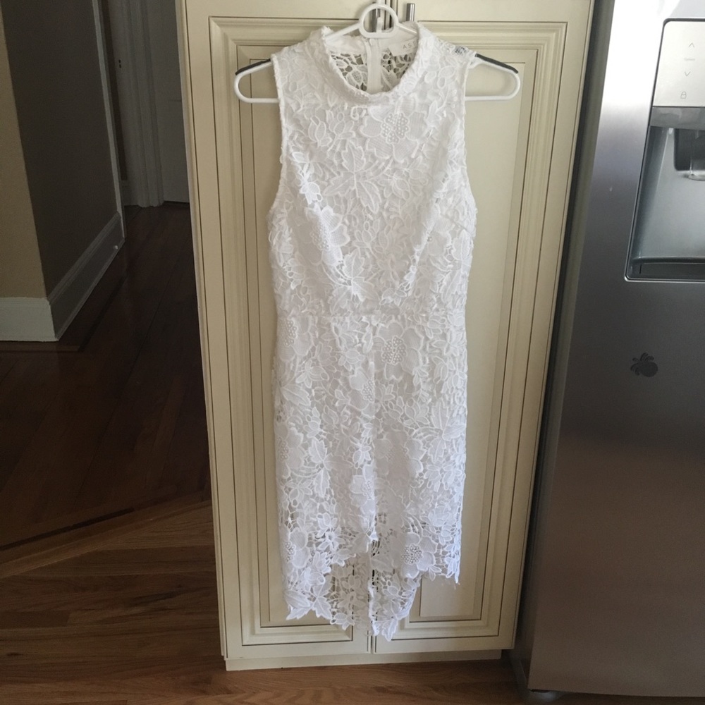Astr The Label White Lace Dress Medium